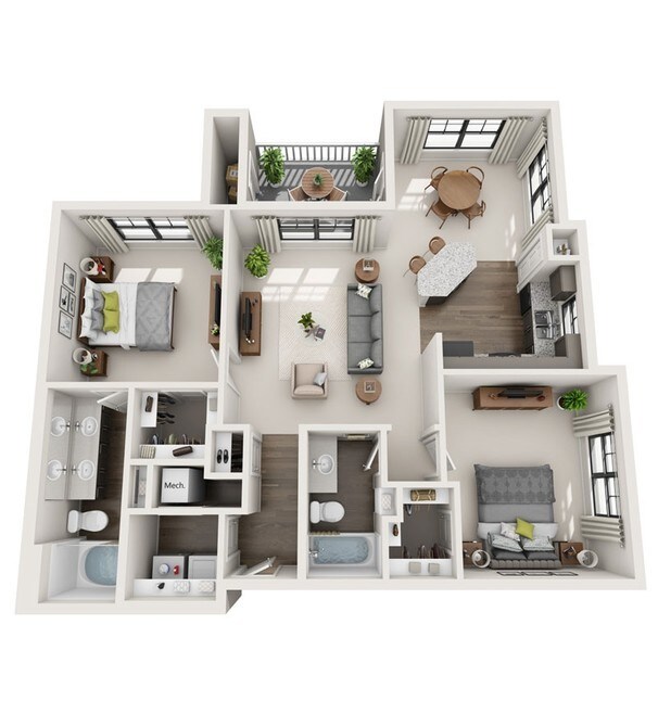Unit 2307 2307 floor plan